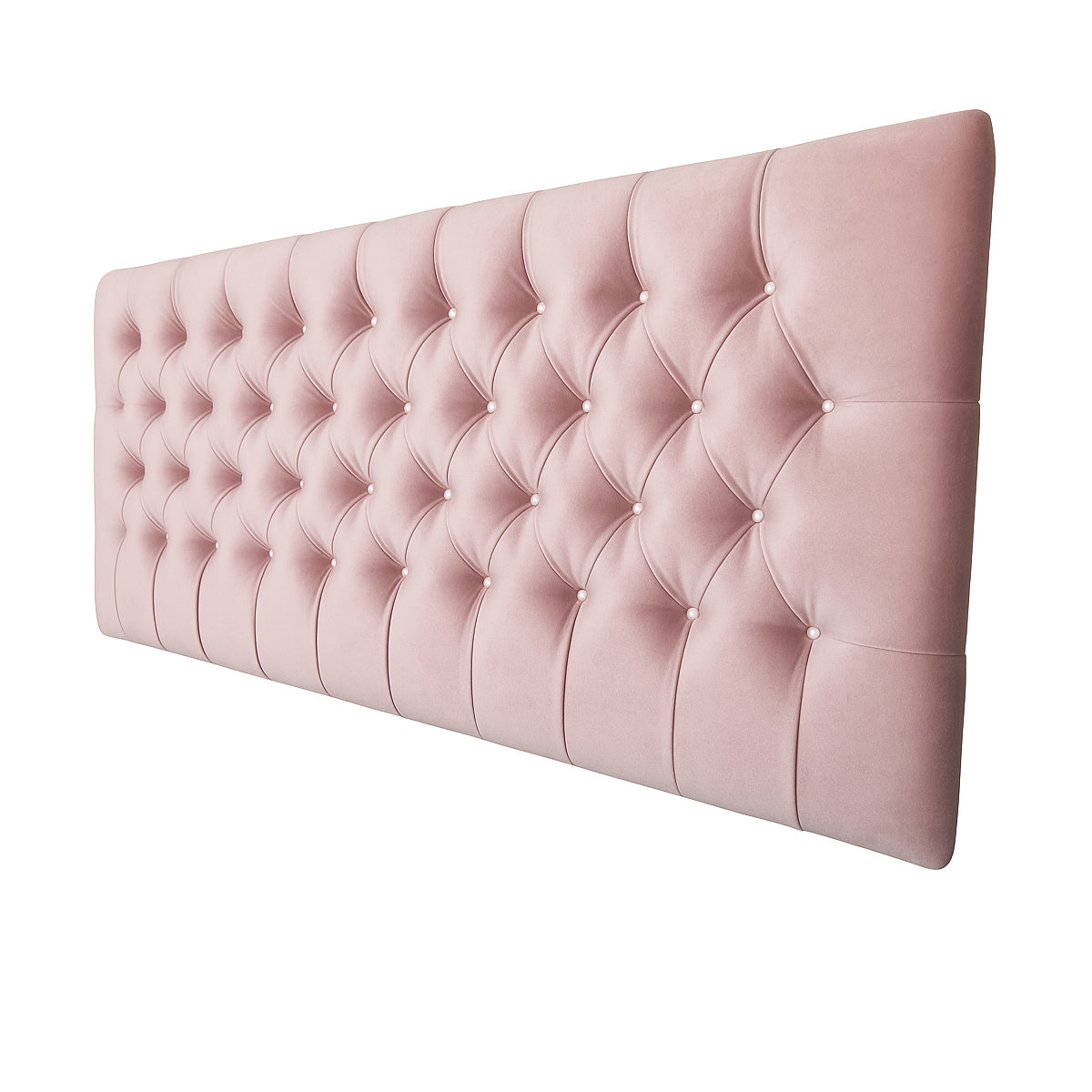 Tufted Chesterfield Velvet Upholstered Bedhead