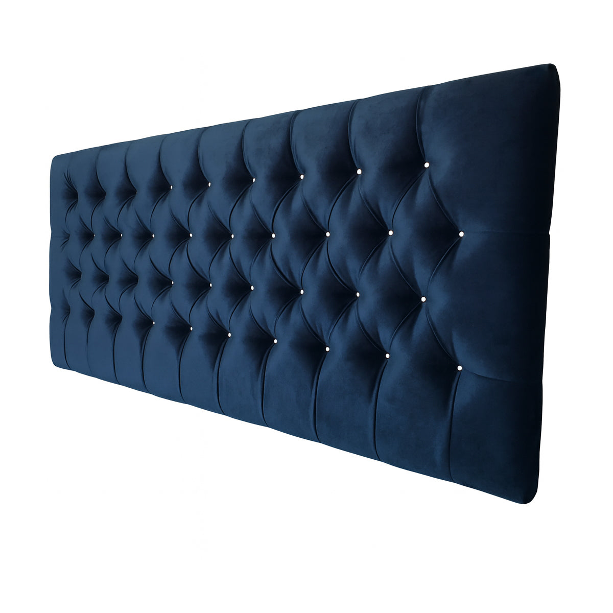 Tufted Chesterfield Velvet Upholstered Bedhead