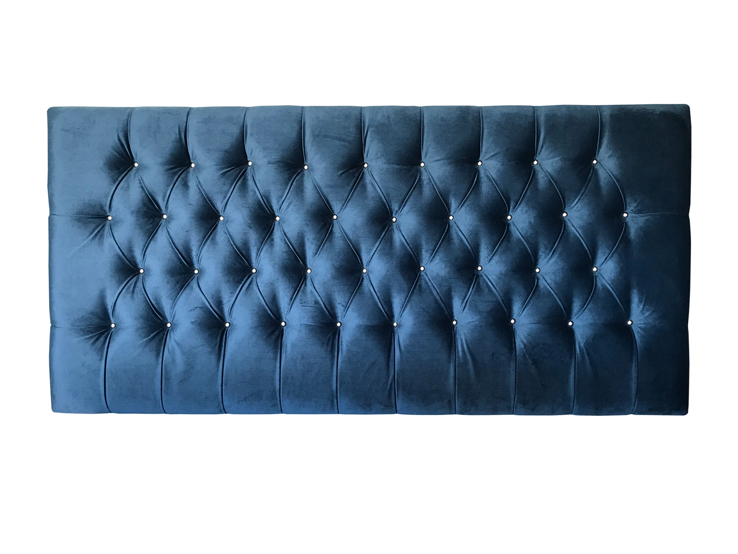 Tufted Chesterfield Velvet Upholstered Bedhead