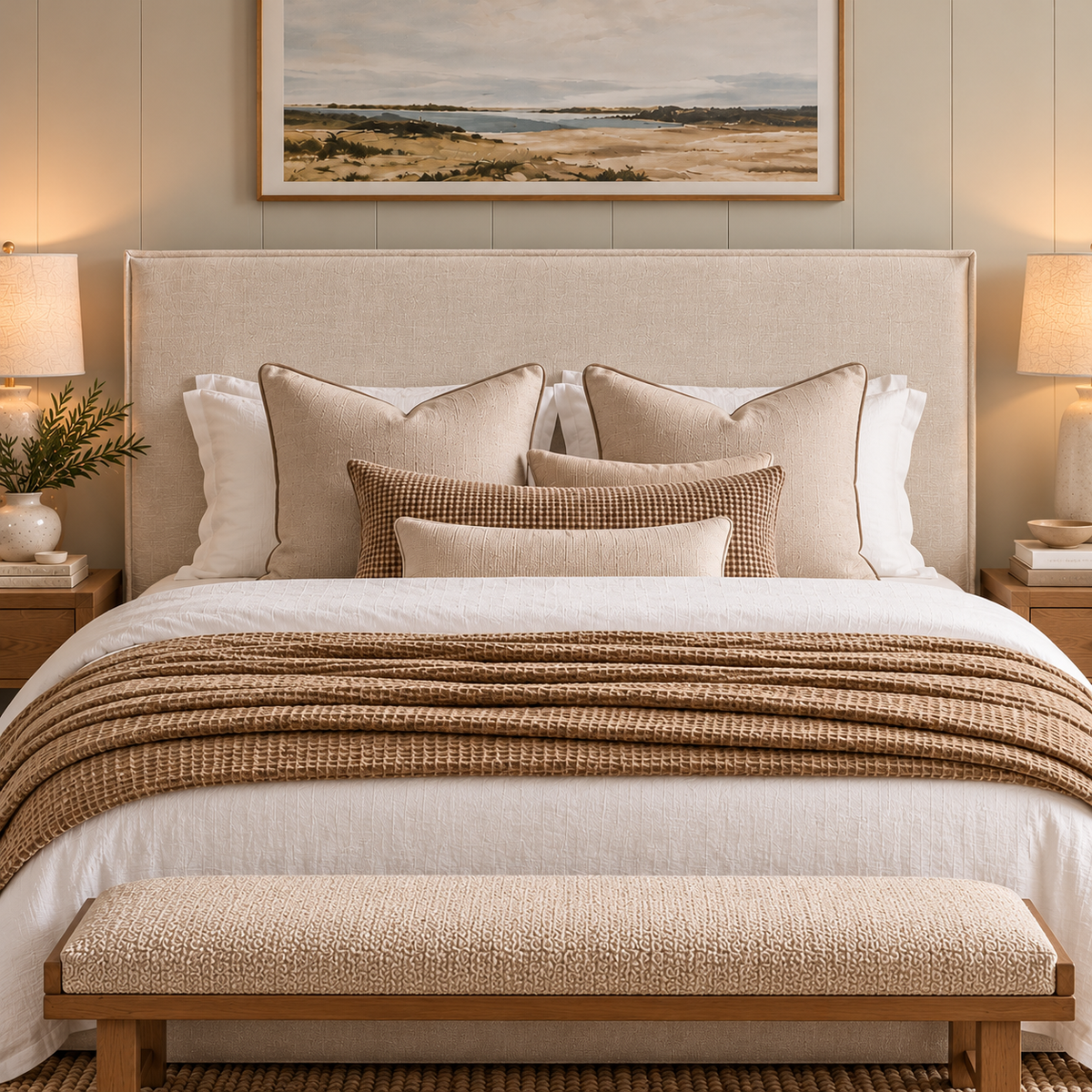 Arden Linen Washable Slipcover Bedhead