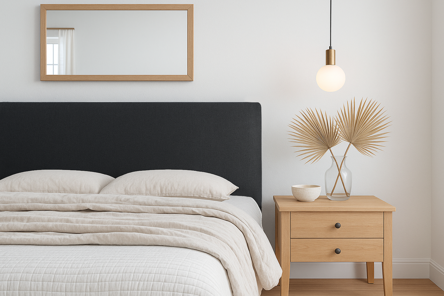 Classic Low Upholstered Bedhead