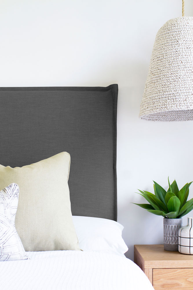 Washable French Seam Slipcover Bedhead