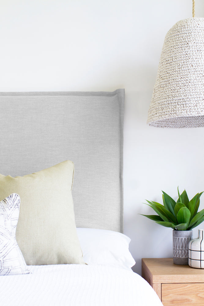 SLIPCOVER ONLY for Washable Linen French Seam Slipcover Bedhead