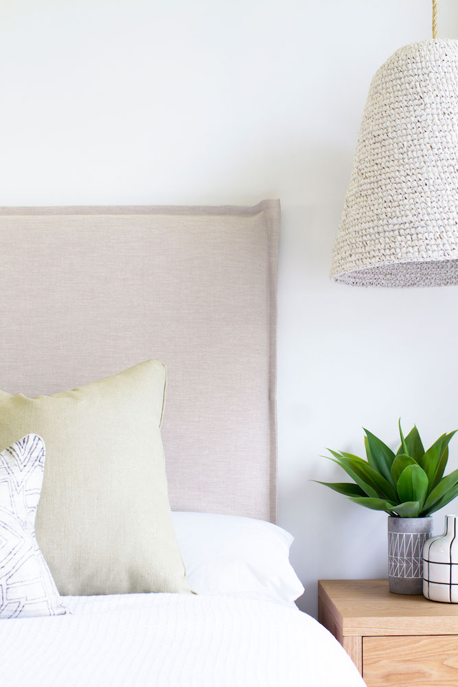 Washable French Seam Slipcover Bedhead