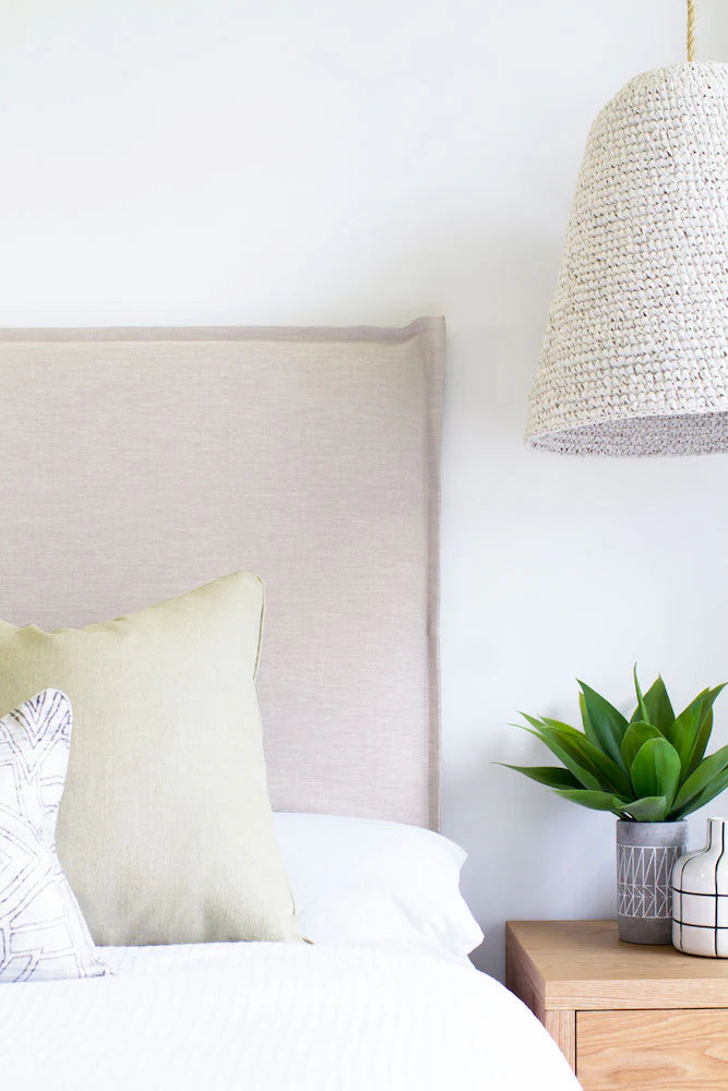 Washable Linen French Seam Slipcover Bedhead