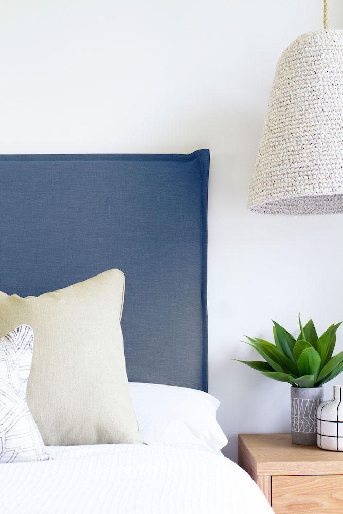 Washable French Seam Slipcover Bedhead