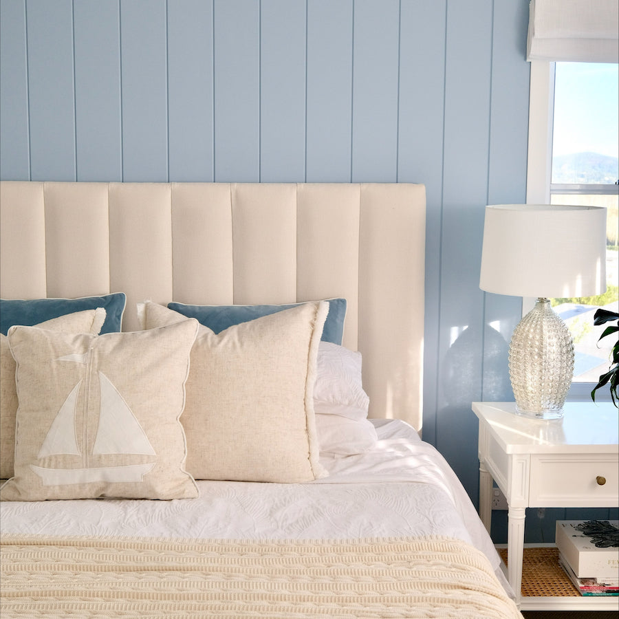 Vertical Panel Upholstered Bedhead