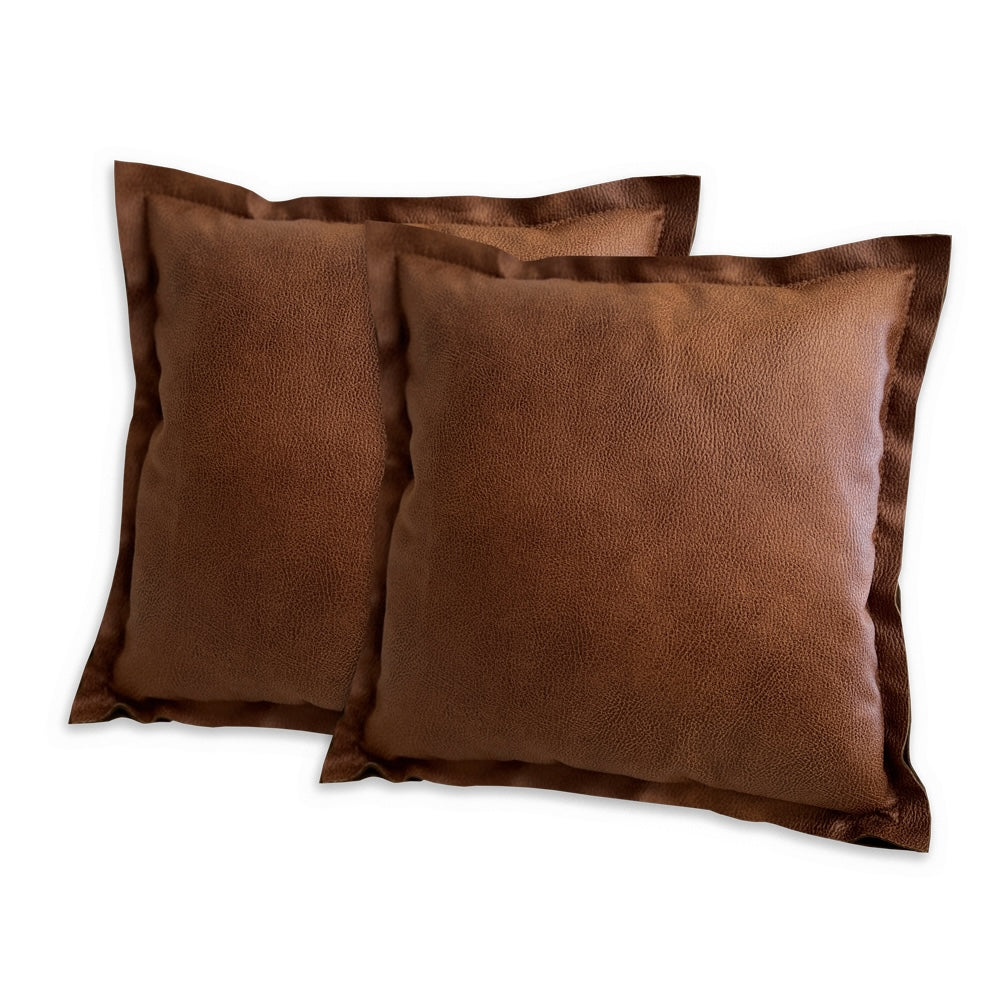 Rectangular Homestead cushion made from premium leather