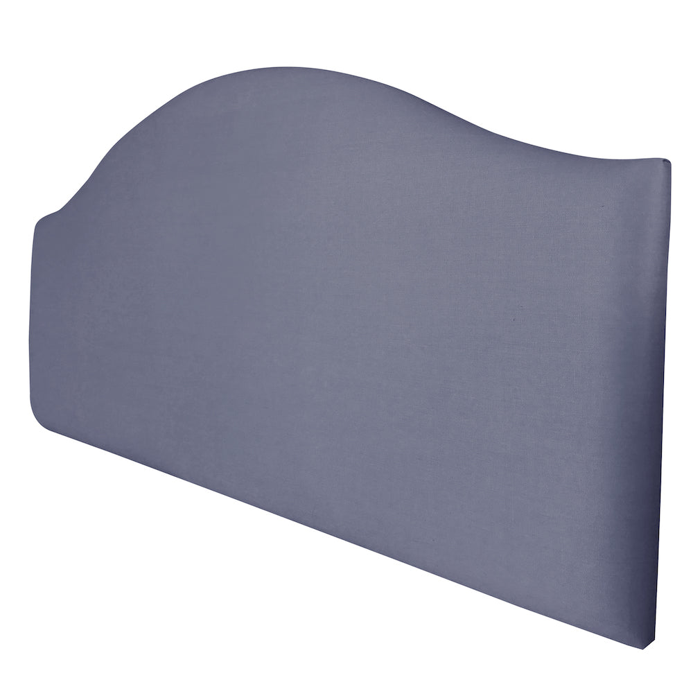Chambray Linen Upholstered Bedhead Ink