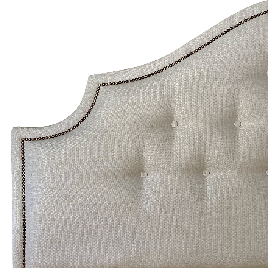 Lucciola Linen Upholstered Bedhead, 	king size bedheads Australia