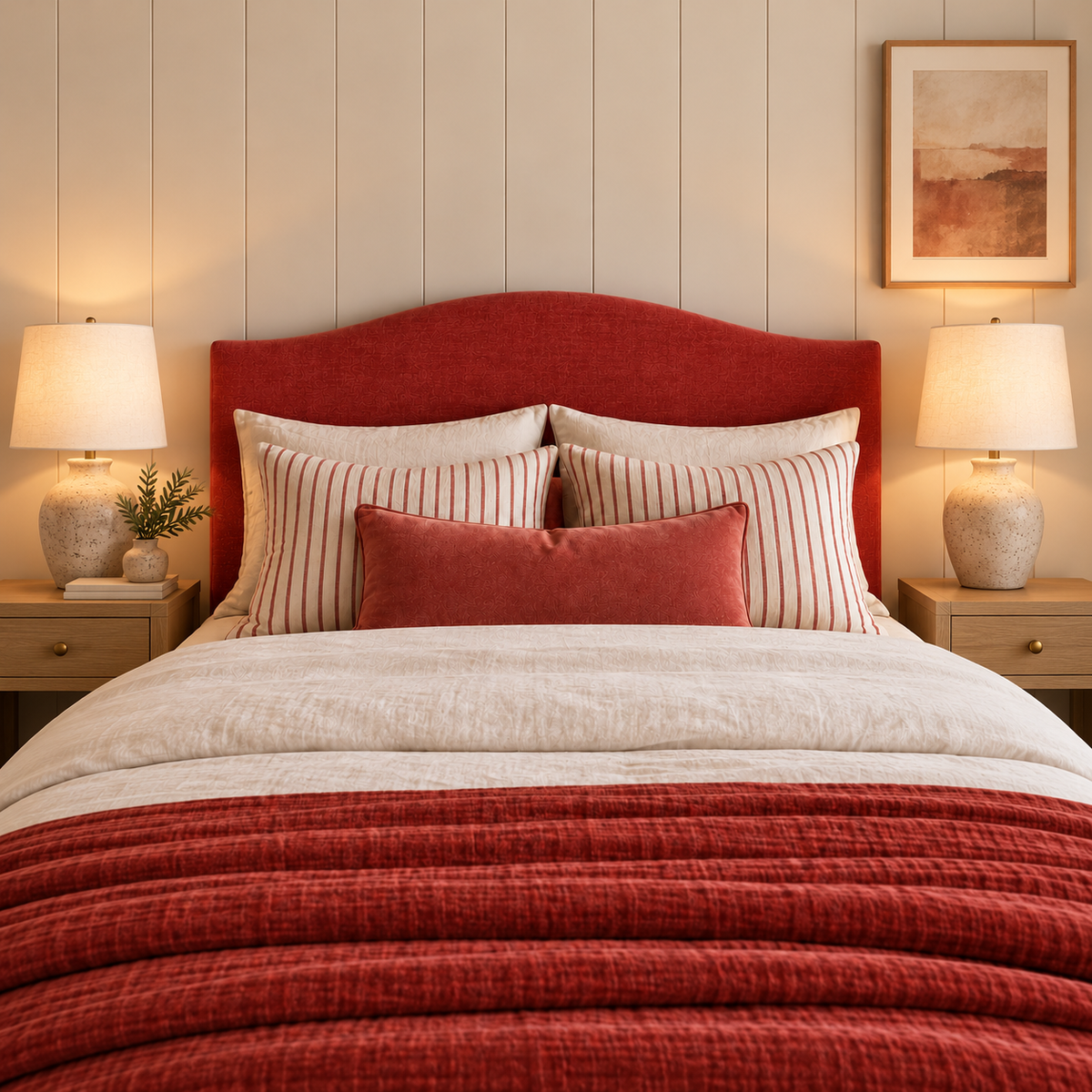 EXPRESS Milan Linen Upholstered Bedhead