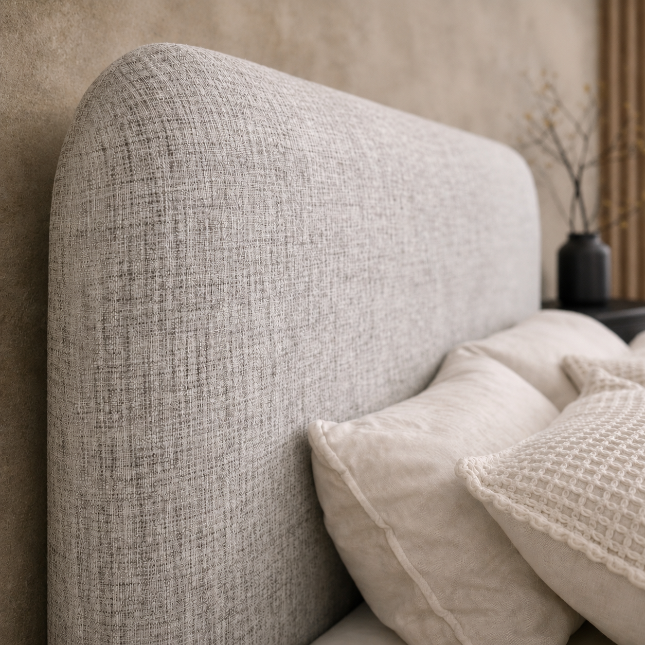 Orrison Linen Upholstered Bedhead