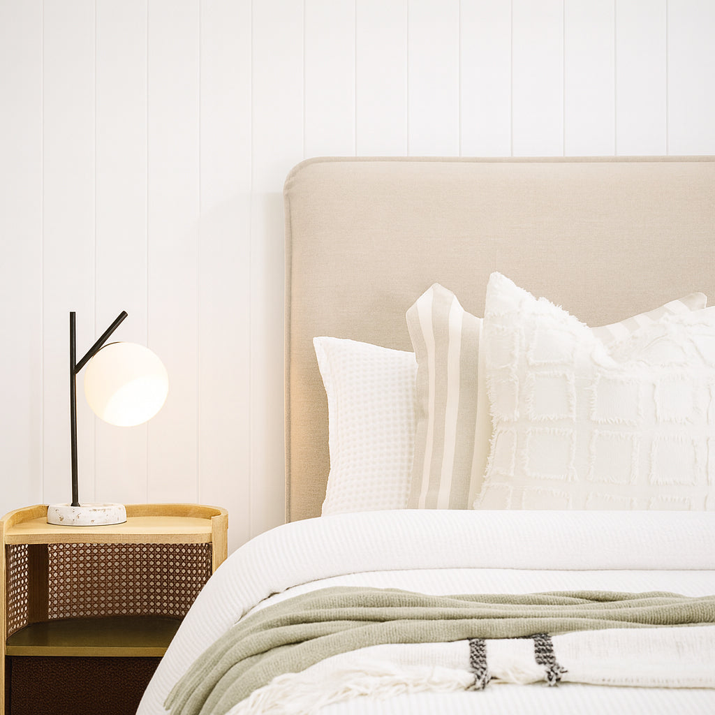 Rayon Washable French Seam Slipcover Bedhead