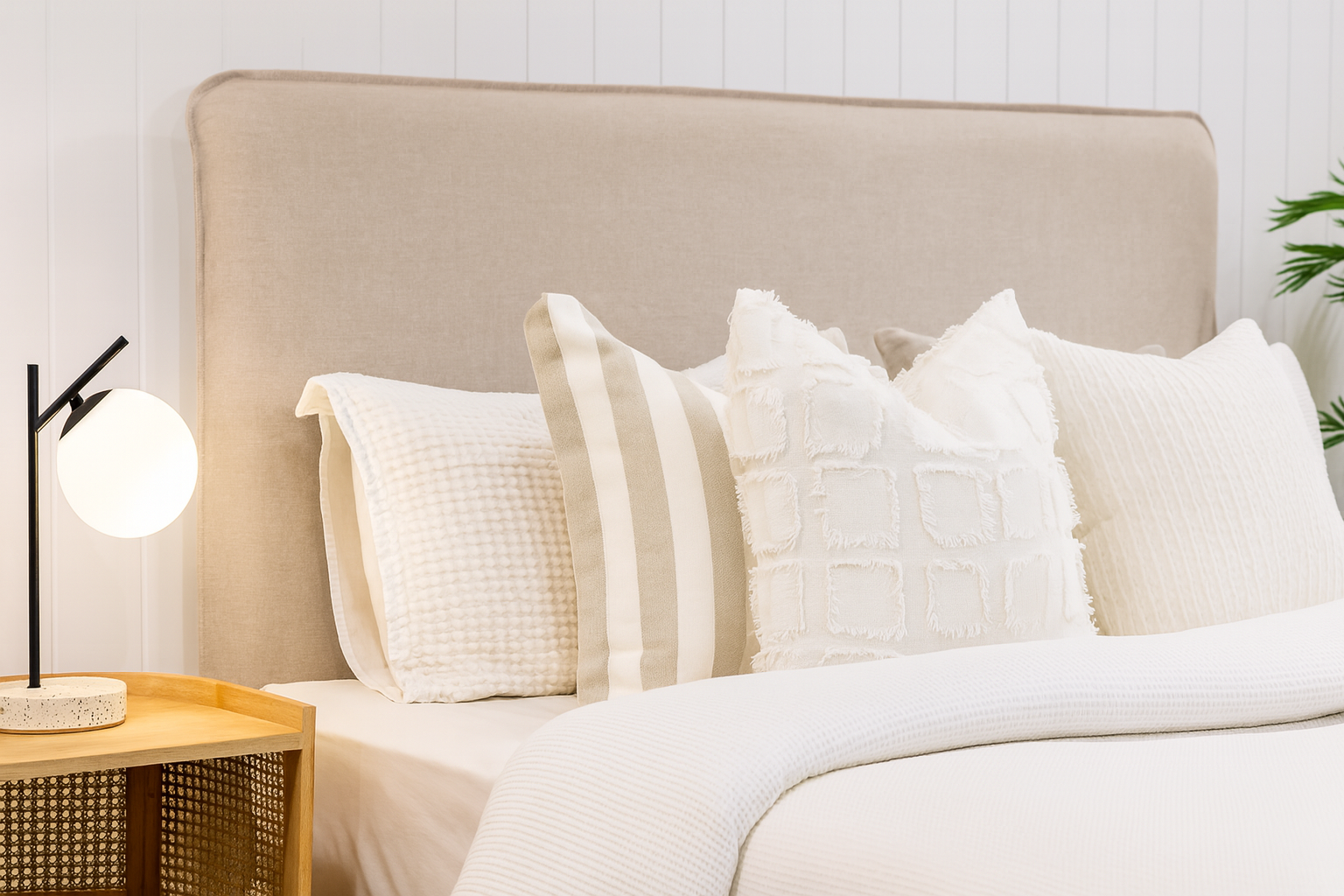 Rayon Washable French Seam Slipcover Bedhead