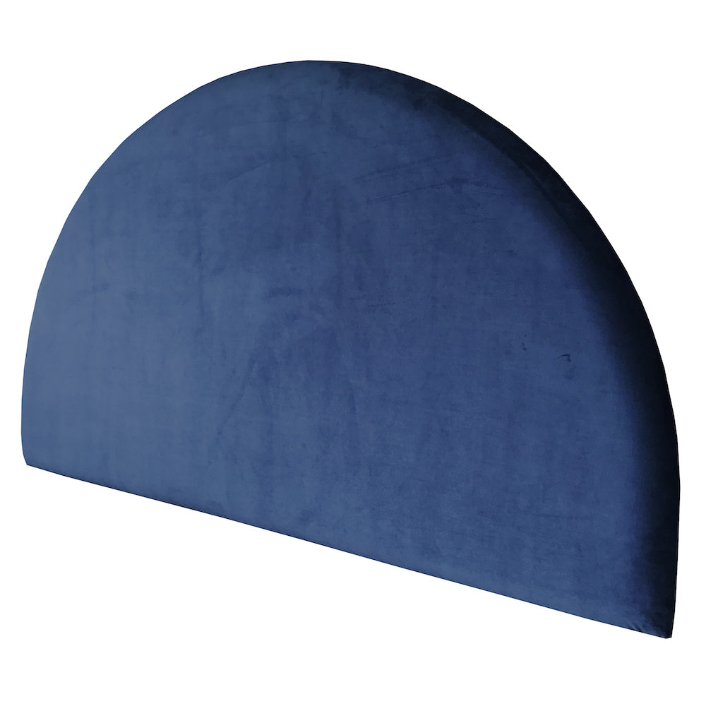 Velvet Round Upholstered Bedhead