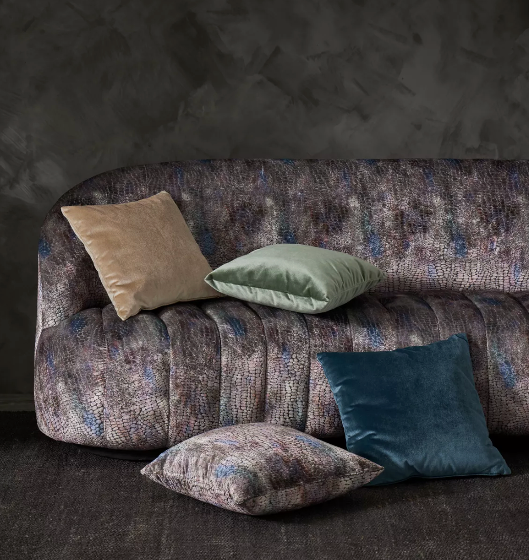 Casimir Black Velvet Fabric by the Metre