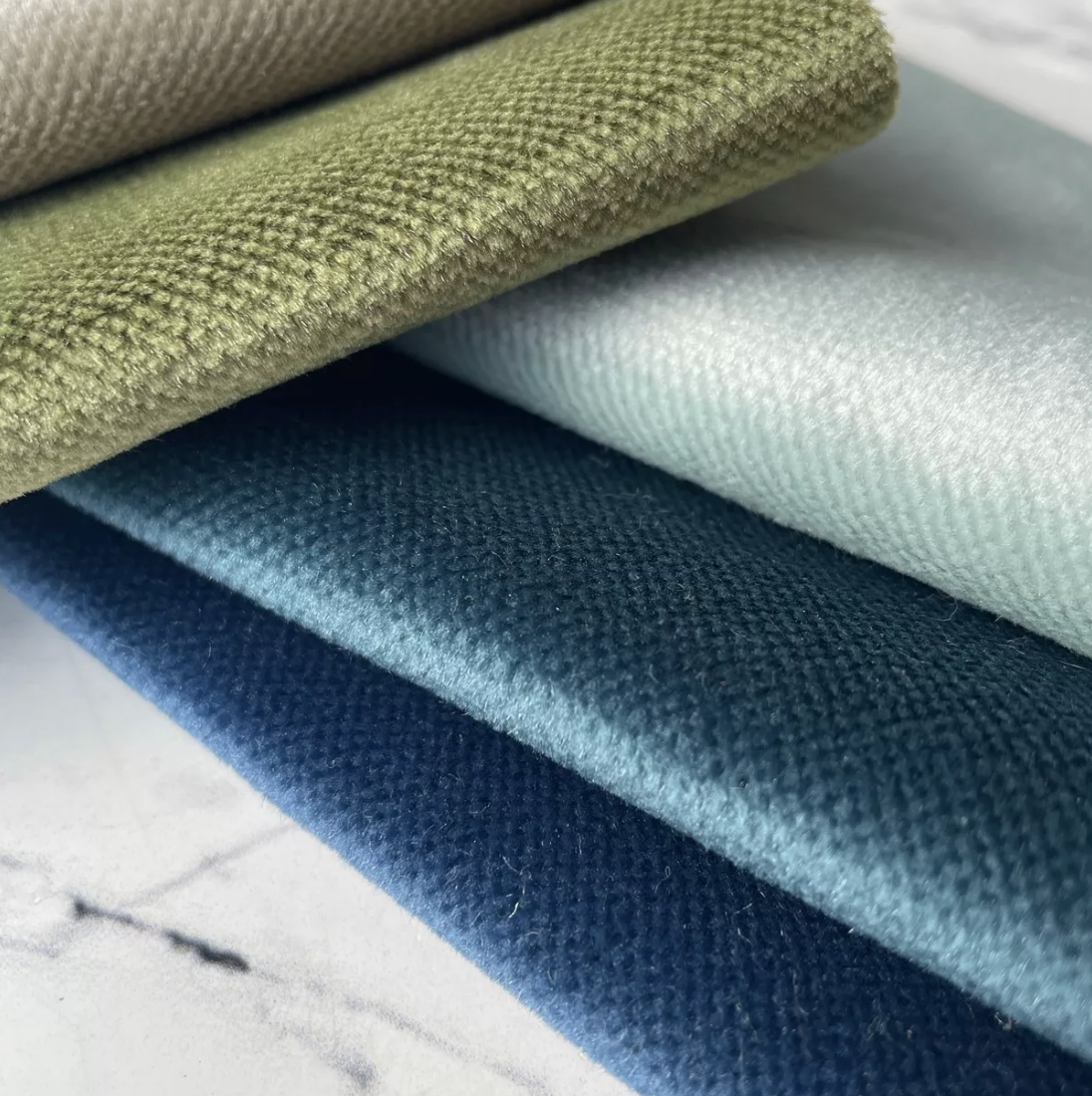 Mystere Velvet Fabric by the Metre