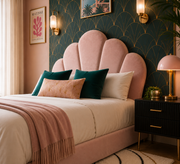 Velvet Shell Upholstered Bedhead