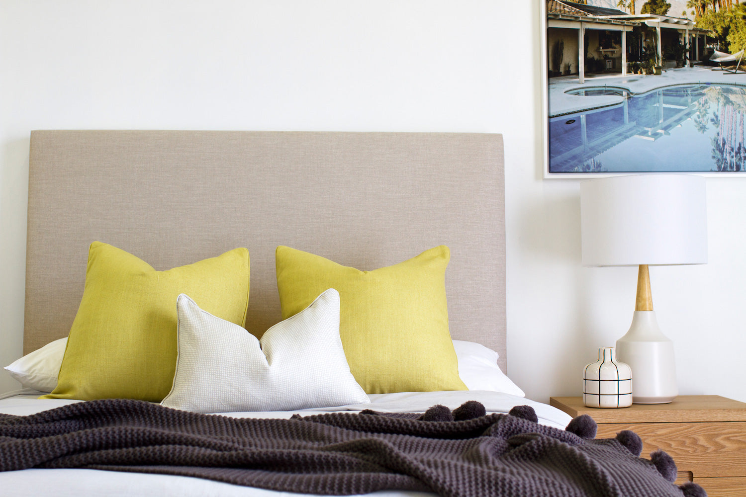 Stockholm Thick Frame Upholstered Bedhead