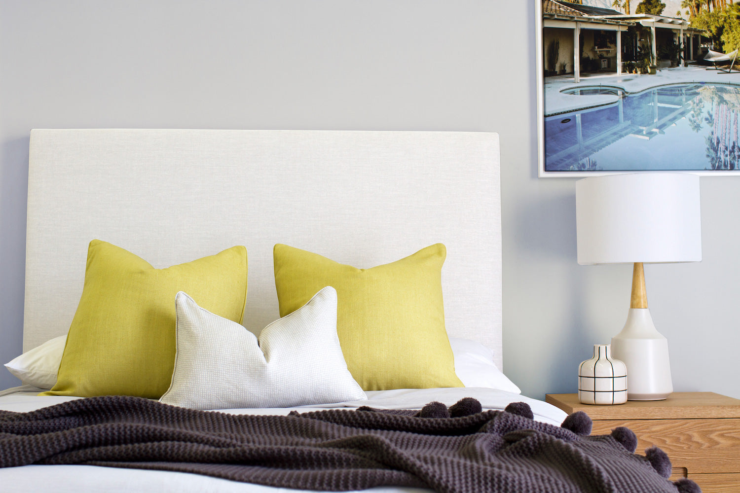 Stockholm Thick Frame Upholstered Bedhead