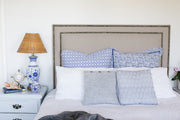 Susanna Linen Upholstered Bedhead | Frost
