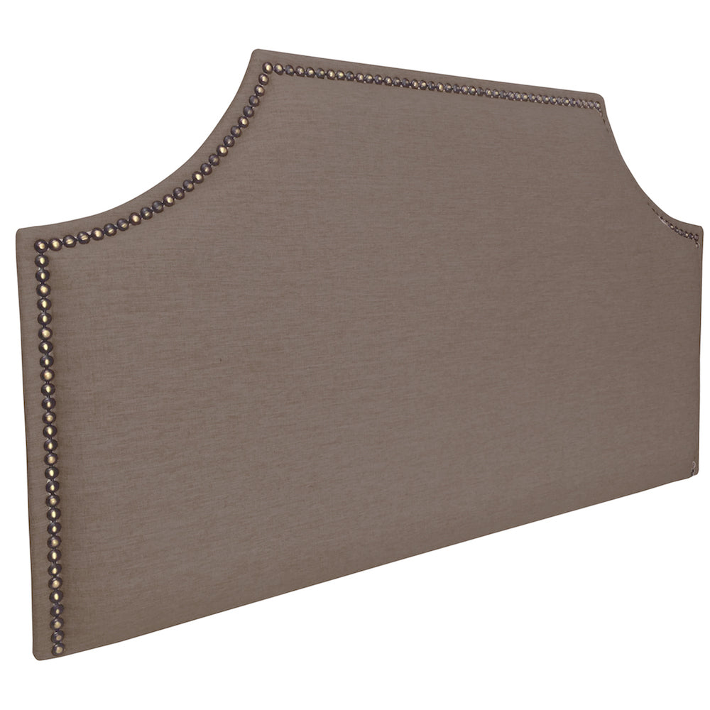 Brown upholstered headboard Vienna Linen Upholstered Bedhead