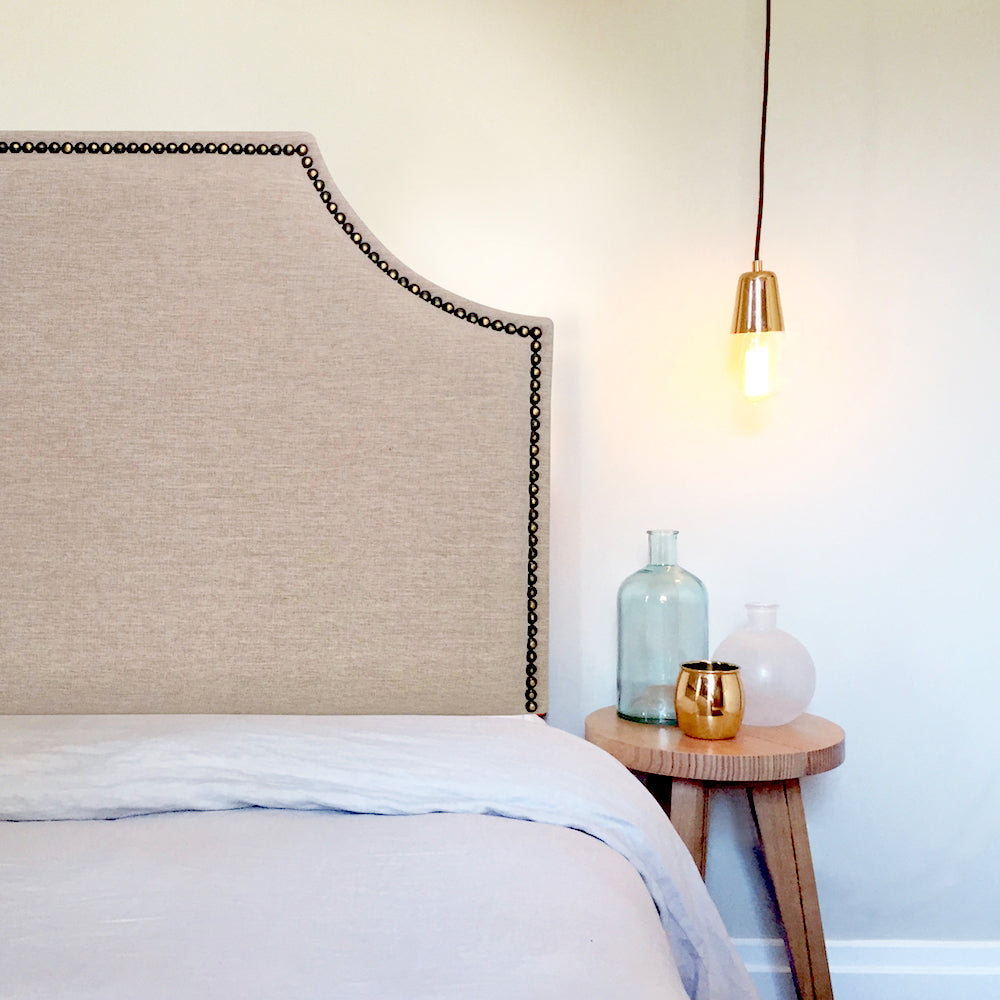 Vienna Linen Upholstered Bedhead