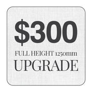 1250mm High 'To The Floor' Upgrade