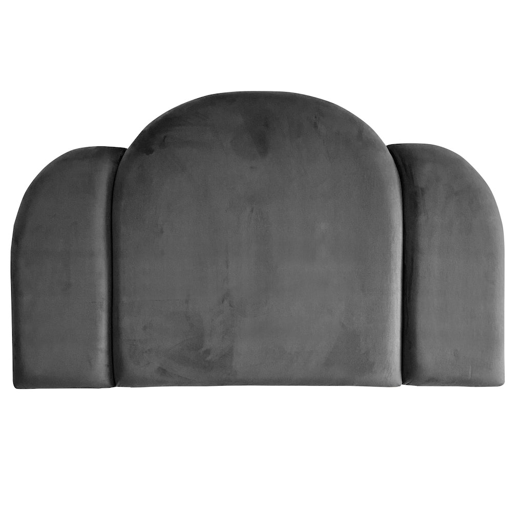 Deco Velvet Upholstered Bedhead