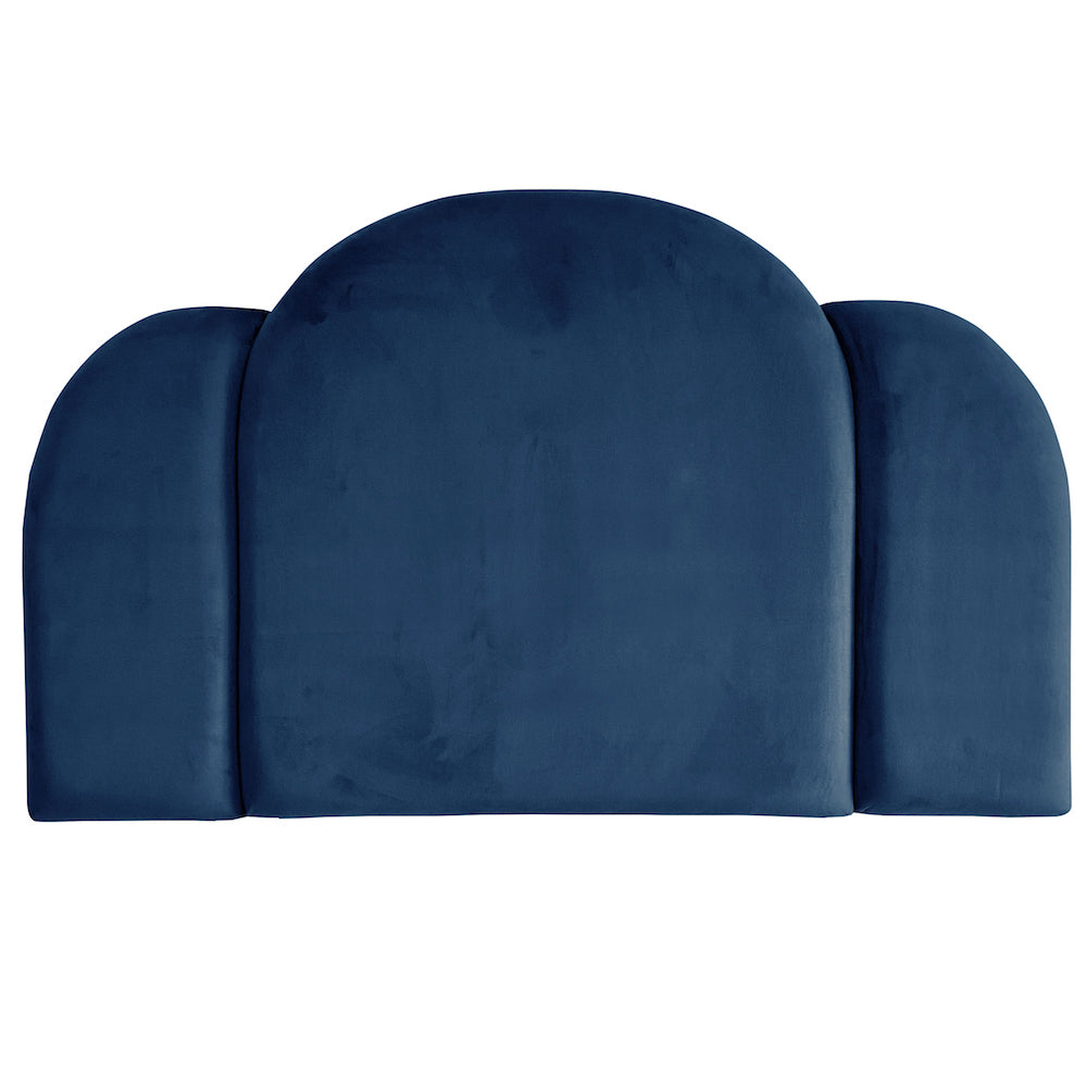 washable Deco Navy Blue bedheads Australia, removable cover bedheads 