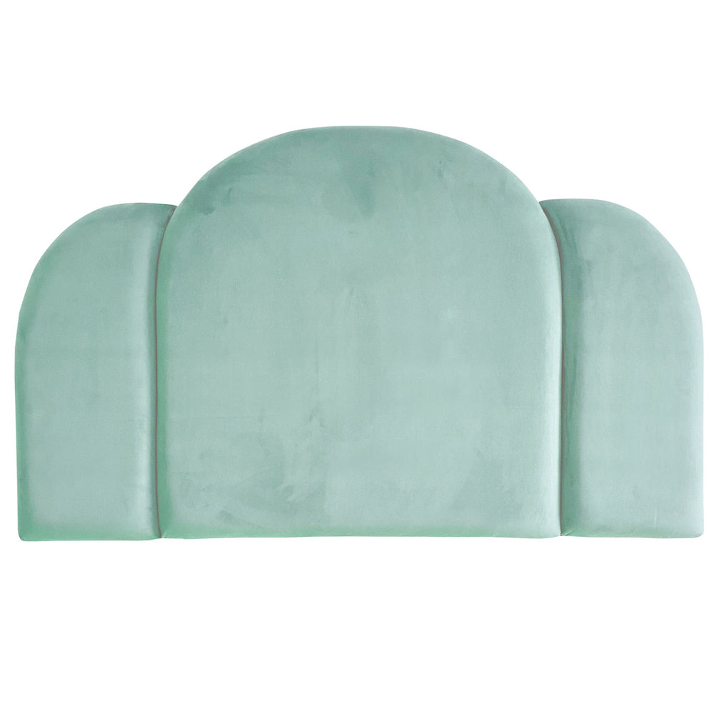 Deco Velvet Upholstered Bedhead