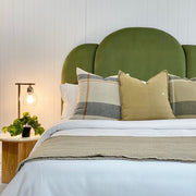 Deco Velvet Upholstered Bedhead