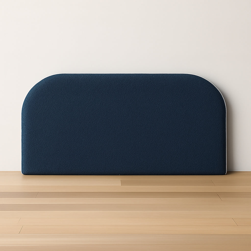 Navy Boucle Upholstered Bedhead Headboard express bedheads Australia