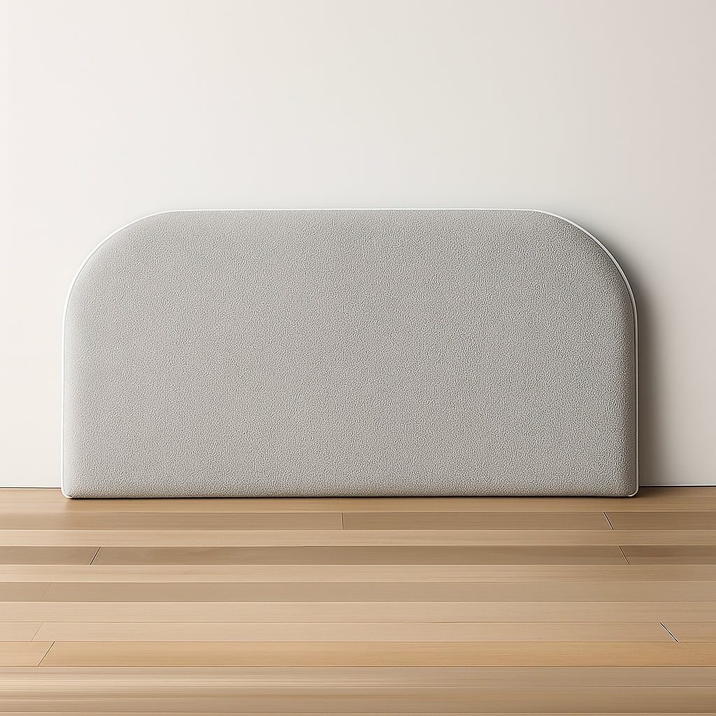Pumice Grey Boucle Upholstered Bedhead Headboard express bedheads Australia