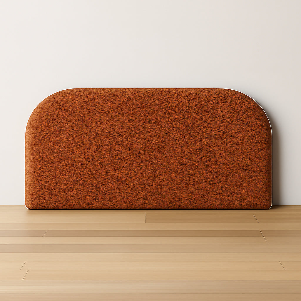 Orange Umber Boucle Upholstered Bedhead Headboard express bedheads Australia