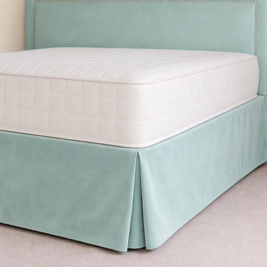 Velvet Corner Pleated Valance