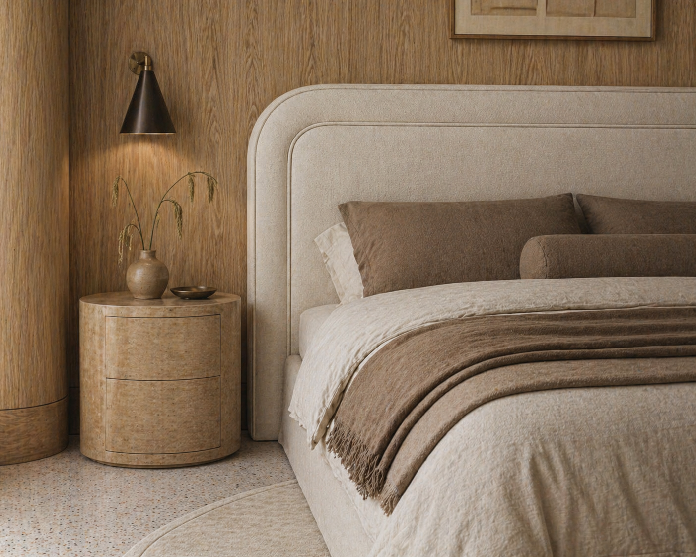 Luna Upholstered Bedhead