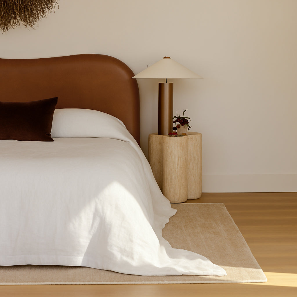 Amara Leather Upholstered Bedhead