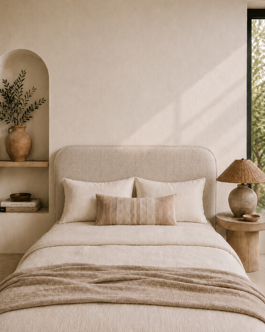 Muse Linen Slipcover Bedhead