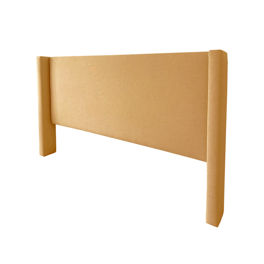 The Bay Winged Linen Upholstered Bedhead