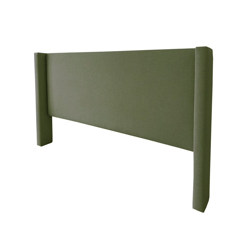 The Bay Winged Linen Upholstered Bedhead