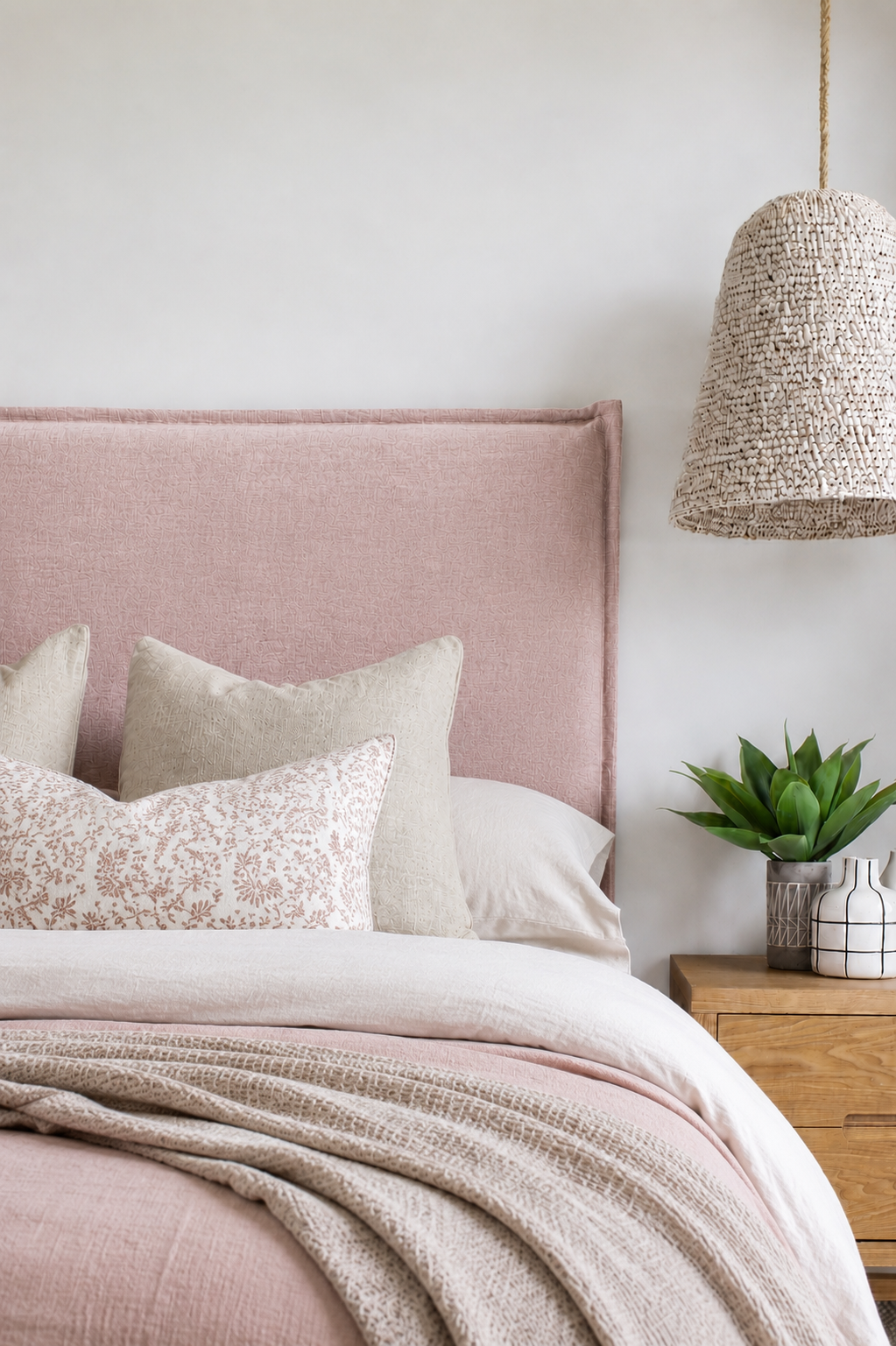 Washable Linen French Seam Slipcover Bedhead