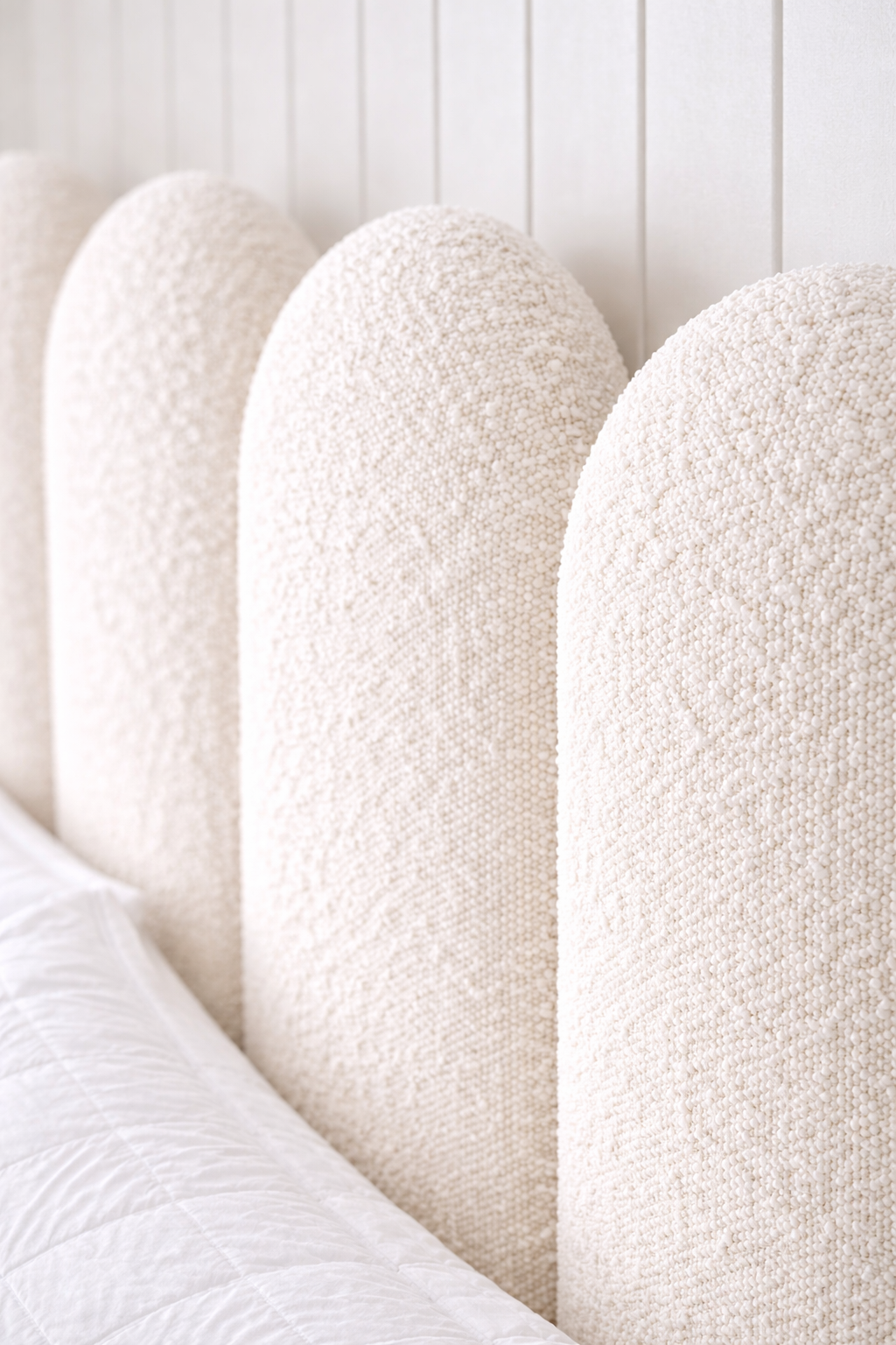 Oscar Boucle Upholstered Bedhead