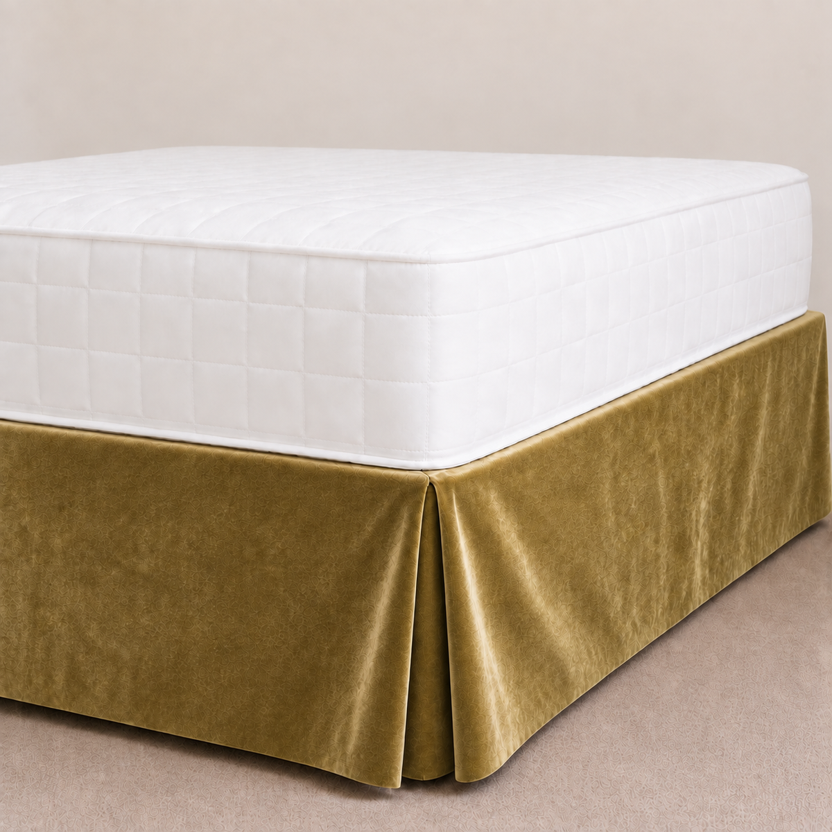 Velvet Corner Pleated Valance