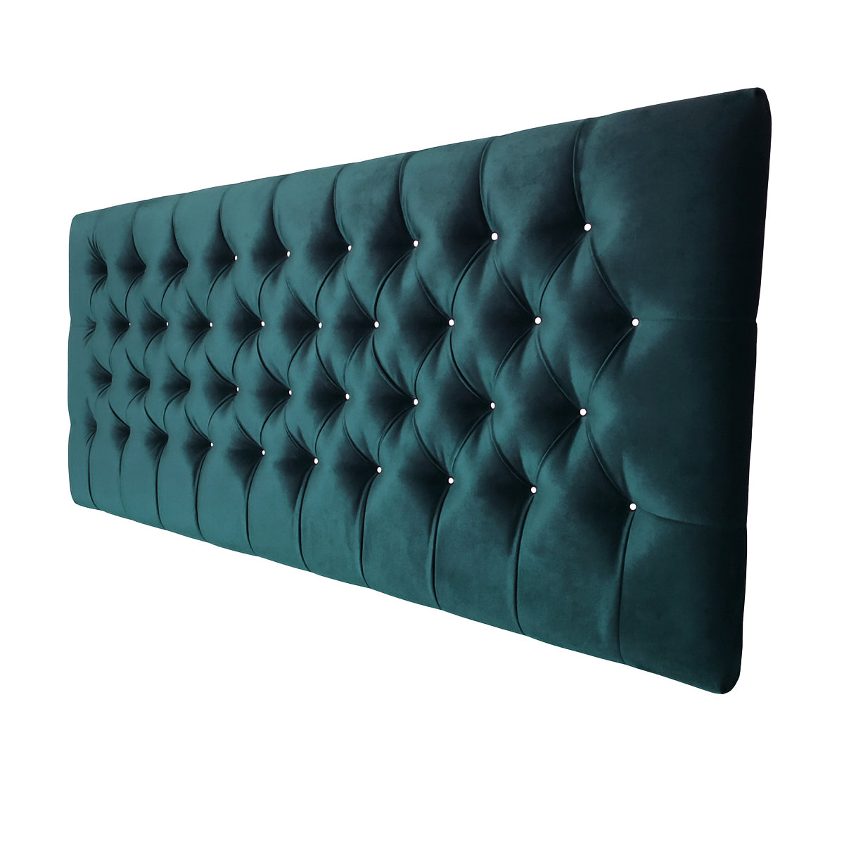 Tufted Chesterfield Velvet Upholstered Bedhead