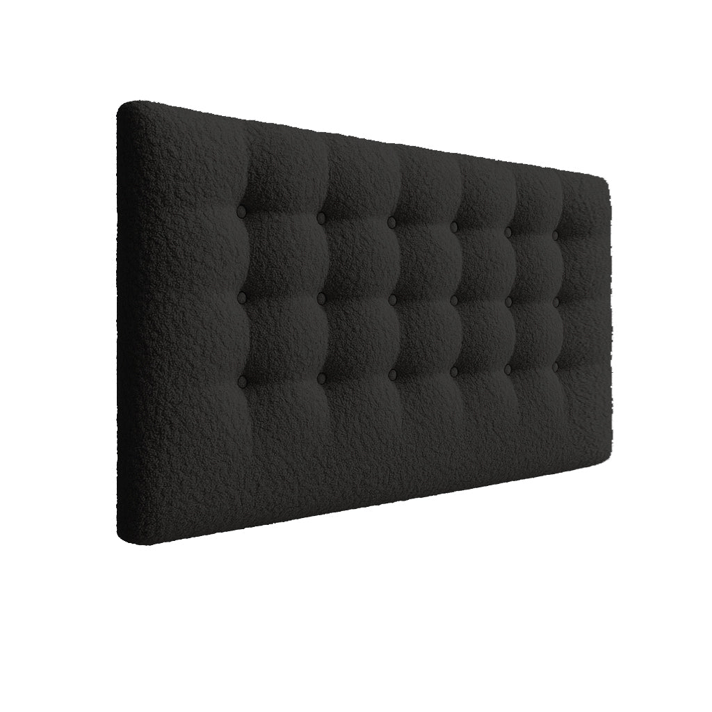Boucle Buttoned Upholstered Bedhead