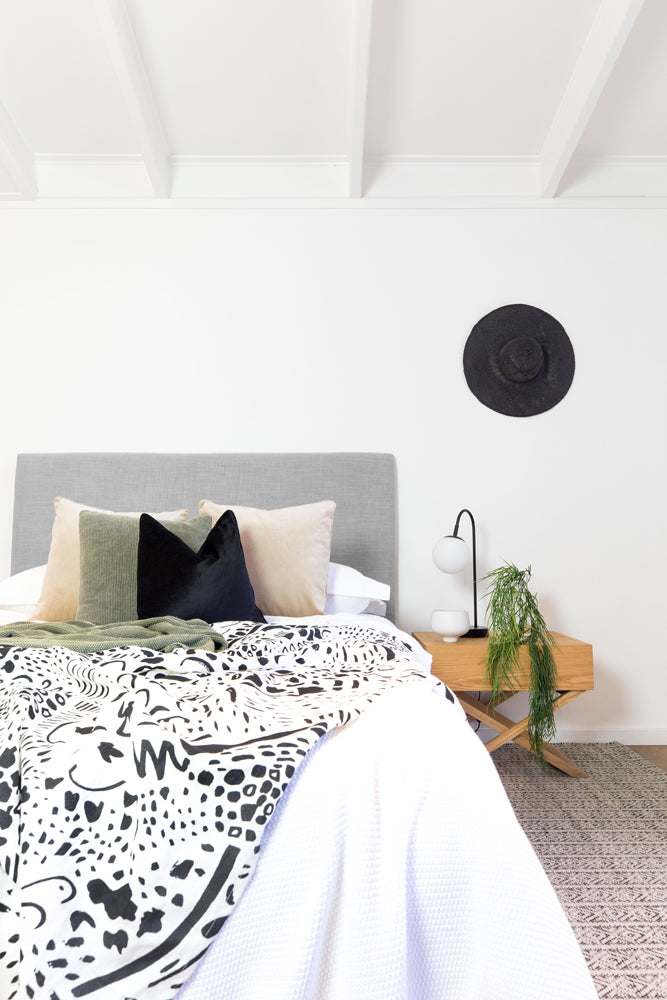 EXPRESS Classic Linen Upholstered Bedhead