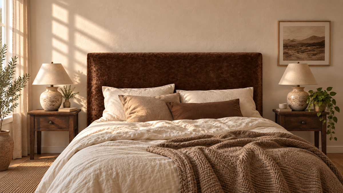 Classic Velvet Upholstered Bedhead