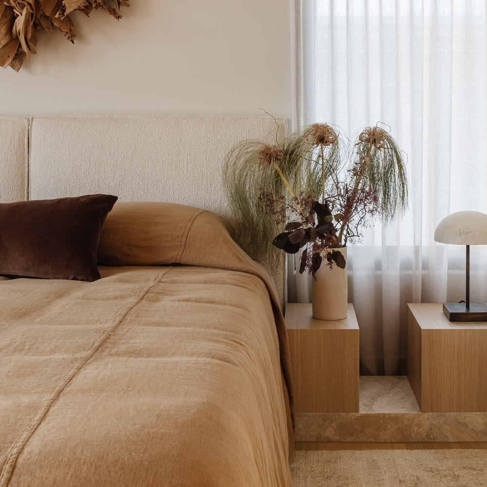 Cove Upholstered Chenille Bedhead