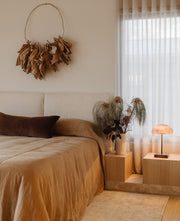 Cove Upholstered Chenille Bedhead